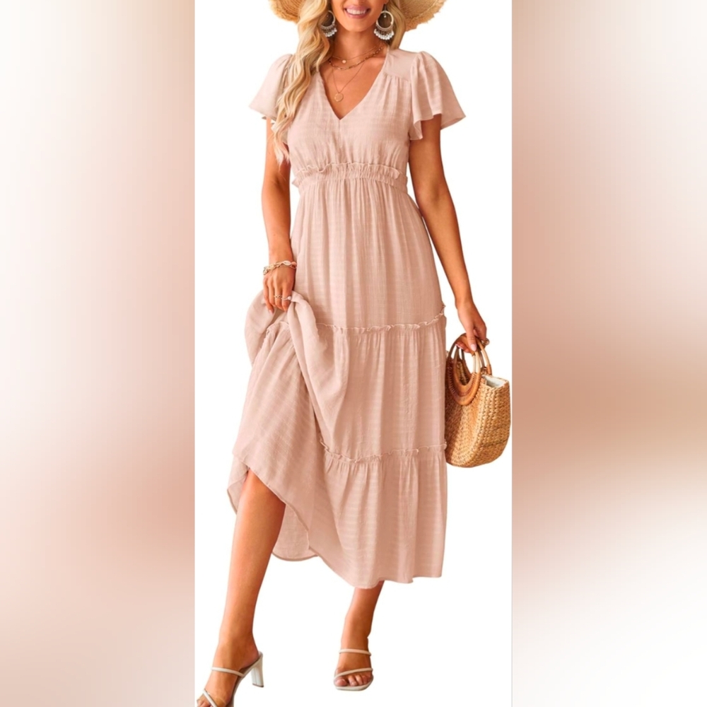 ePretty Blush Pink Maxi Dress